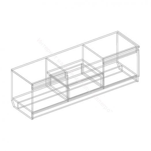 Тумба ТВ "Бьянко" 1400 Белый лофт