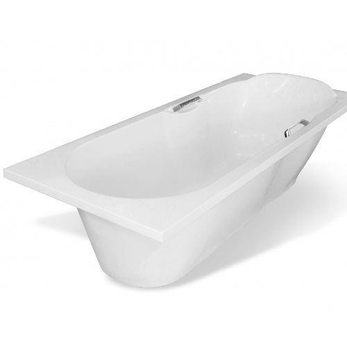 Изображение Прямоугольная ванна Эстет Камелия из литьевого мрамора на деревянной подставке 180x75 см ФР-00001032+ФР-00001078