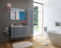 Подвесной шкаф-пенал Эстет Barcelona 35 ФР-00003588 схема 2