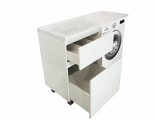 Напольная тумба с раковиной Эстет Dallas Luxe 100 ФР-00002315 схема 3