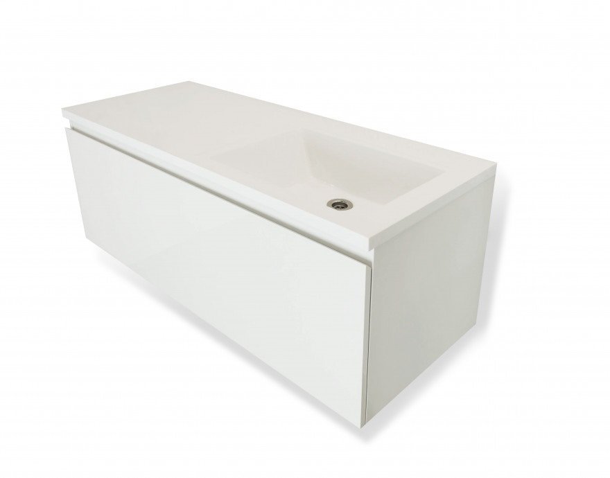 Подвесная тумба с раковиной Эстет Dallas Luxe 105 ФР-00009679 ФОТО