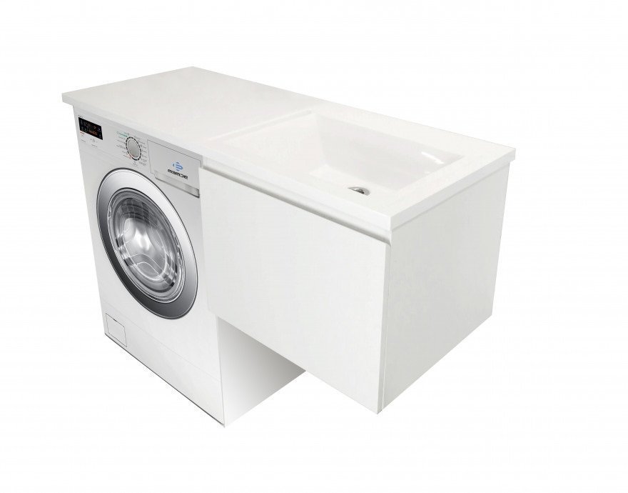 Подвесная тумба с раковиной Эстет Dallas Luxe 130 ФР-00002424 ФОТО