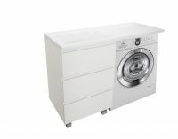 Напольная тумба с раковиной Эстет Dallas Luxe 150 ФР-00009683 схема 3