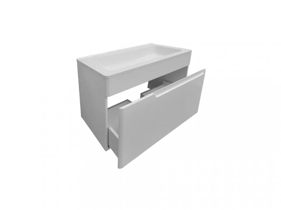 Подвесная тумба с раковиной Эстет Kare Luxe 60 ФР-00007077 ФОТО
