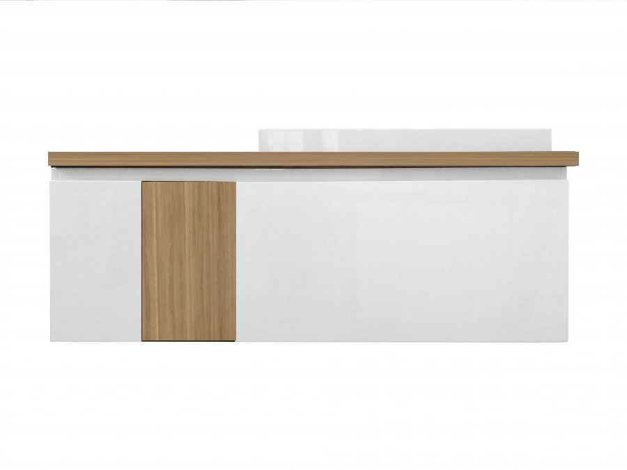 Подвесная тумба с раковиной Эстет Malibu 140 ФР-00007127 ФОТО