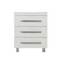 Тумба с раковиной Эстет Рава 70 см  700-1070x505 мм Рава 70 3 ящ схема 1