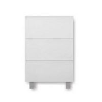 Тумба с раковиной Эстет Рава 70 см  700-1070x505 мм Рава 70 3 ящ бр схема 1