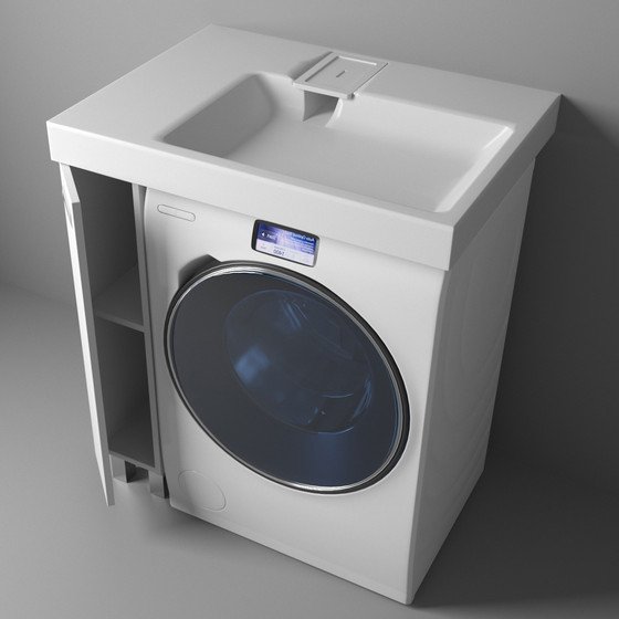 Изображение Напольная тумба с раковиной Эстет Riga Luxe 80 ФР-00009658