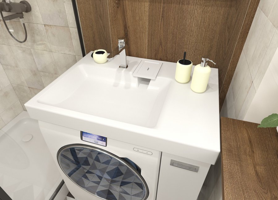 Напольная тумба с раковиной Эстет Riga Luxe 80 ФР-00009658 ФОТО