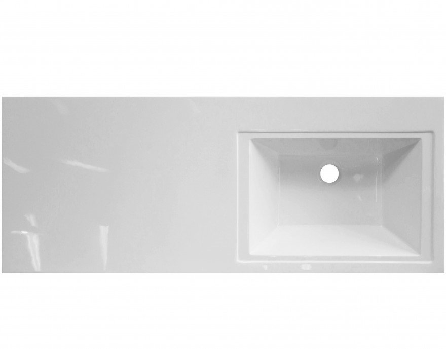 Раковина из литьевого мрамора Эстет Dallas 130 ФР-00002166 ФОТО