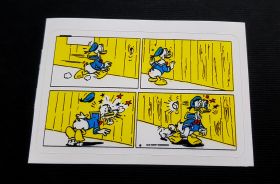 Наклейка вкладыш Donald №1, 7х4,5 см Msh