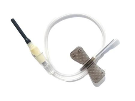 Катетер-бабочка, соединенный с луер-адаптером 22Gх3/4, 0,7х19, 190 мм Yancheng