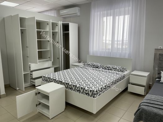 Кровать "Бьянко" | каркас 1200х2000 Белый лофт