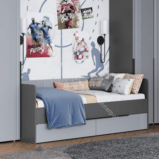 Кровать с 2 ящиками "Вита" 800х2000