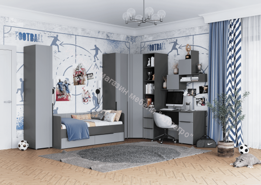 Кровать с 2 ящиками "Вита" 800х2000