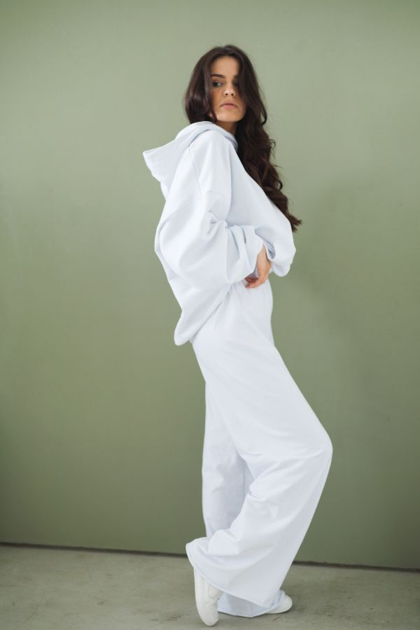 Брюки оверсайз белые