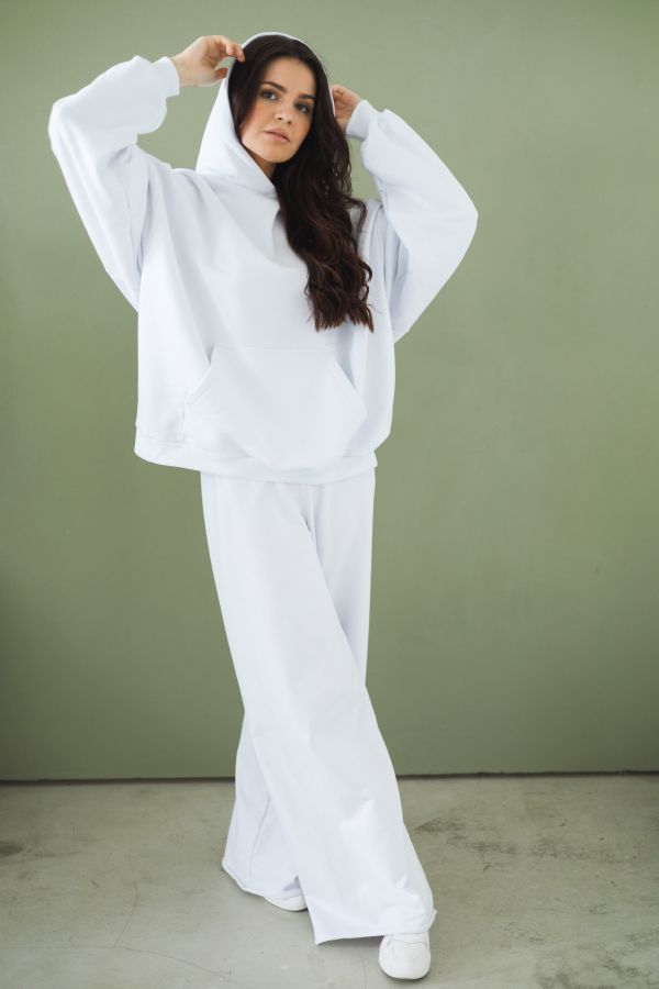 Брюки оверсайз белые