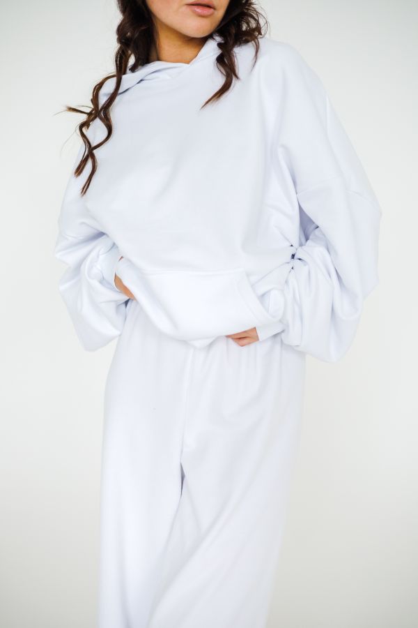 Брюки оверсайз белые