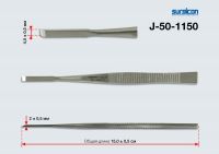 Долото с рифленой ручкой плоское 4мм(дм-5)