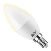 Лампа светодиодная REV E14 2700К 7 Вт 180-240 В свеча матовая