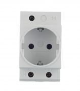 Розетка щитовая модульная IEK (MRD10-16) 230 В 16 А тип AC 2Р+N