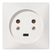 Розетка силовая для подключения электроплит Legrand (55422) с заземлением 2P+E 20 А 230 В IP20 слоновая кость со шторками