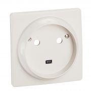 Розетка силовая для подключения электроплит Legrand (55812) с заземлением 2Р+Е 32 А 230 В IP20 белая со шторками