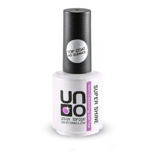 UNO, Верхнее покрытие для гель-лака Super Shine Top coat, 15 г