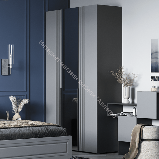 Шкаф 3-ств. с зеркалом "Вита"