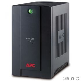 Интерактивный ИБП APC by Schneider Electric Back-UPS BX700UI черный 390 Вт