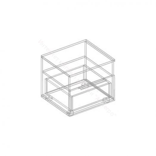 Тумба прикроватная с ящиком и нишей "Вита"