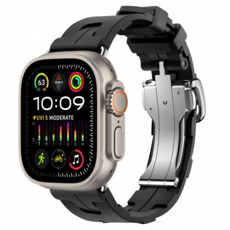 Apple Watch Hermes Ultra 2 49mm Titanium Kilim Noir