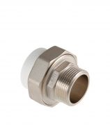 Муфта полипропиленовая Valtec (VTp.761.0.03206) разъемная (американка) 32 мм х 1 НР(ш)