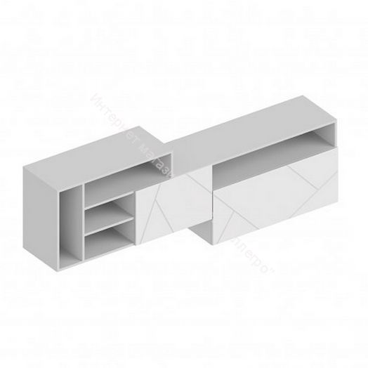 Шкаф настенный "Сандра" 2000 Белый лофт