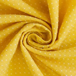 Хлопок фактурный Крестики цвет медовый 50х47 см