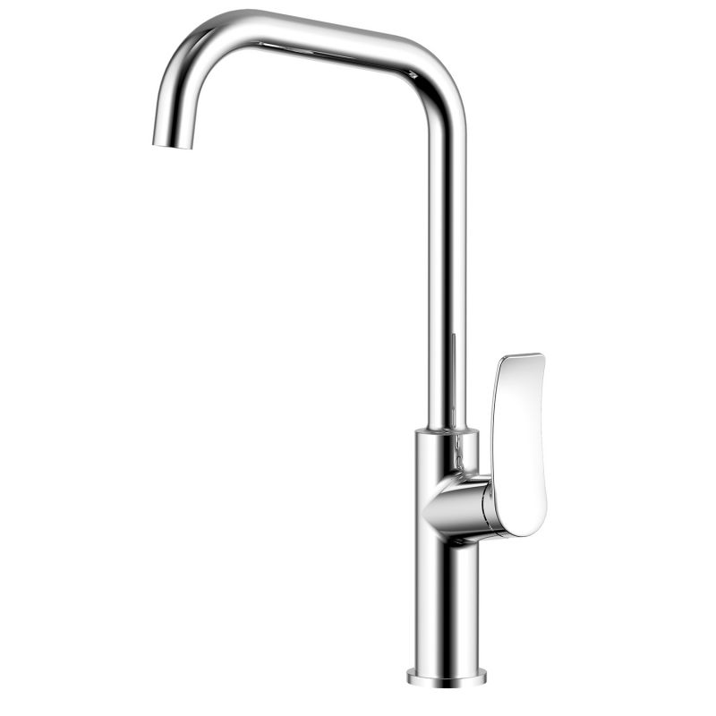 Смеситель для кухонной мойки Azario ABILITY высокий излив, хром AZ-VQR568073C