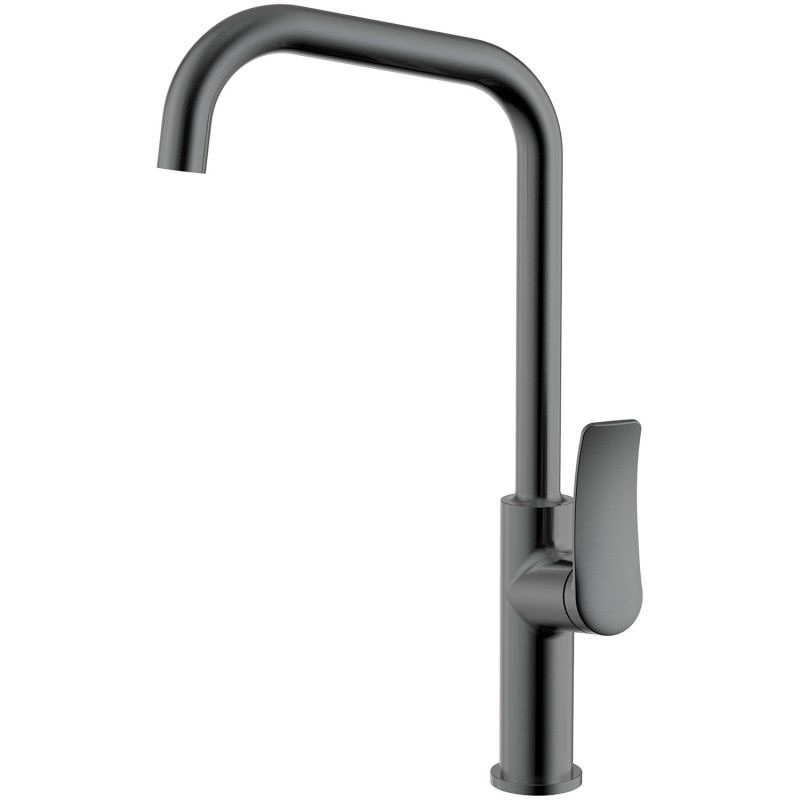 Смеситель для кухонной мойки Azario ABILITY высокий излив, графит AZ-VQR568073AJ