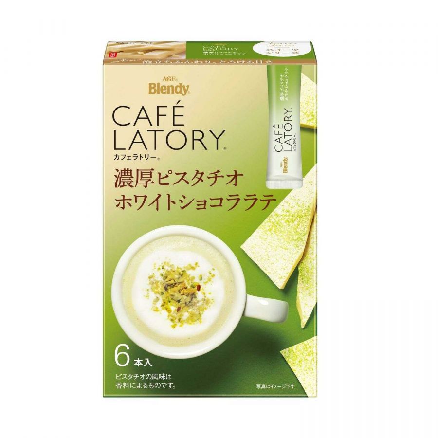 Blendy Cafe Latory Фисташковый латте с белым шоколадом