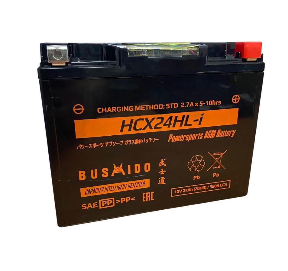 АКБ Bushido YTX24HL-BS iGEL 27Ач