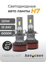 Автомобильные лампы светодиодные M8Pro-H7-12-24V