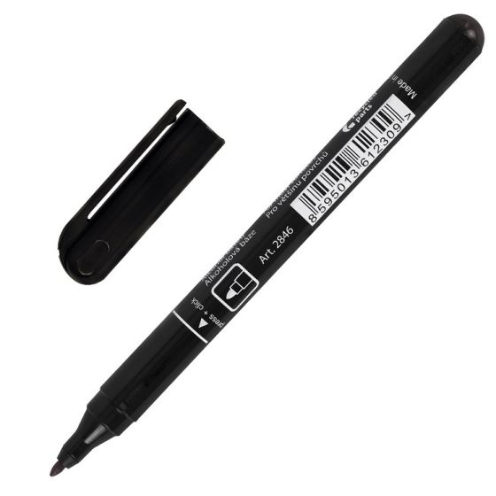 Стеклограф (маркер) черный, тонкий