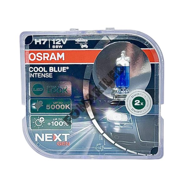 Лампа Н7 12V 55W +100% яркости 5000K COOL BLUE INTENSE NEXT OSRAM