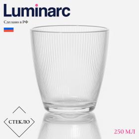 Стакан Luminarc Consepto «Страйпи», 250 мл, стекло, прозрачный