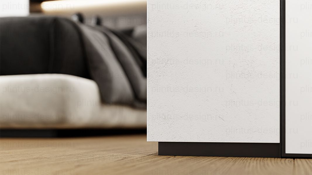 Теневой плинтус Фесо 15/20 мм Чёрный