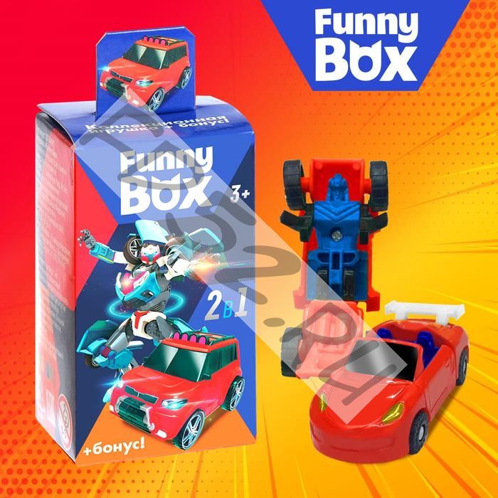 Набор для детей Funny Box «Трансформеры» Набор: карточка, фигурка, лист наклеек, МИКС