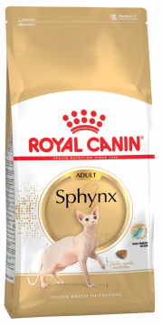 Royal Canin Sphynx Adult Корм сухой сбалансированный для взрослых кошек породы Сфинкс от 12 месяцев