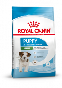 Royal Canin Mini Puppy Корм сухой полнорационный для щенков мелких пород (вес взрослой собаки до 10 кг) в возрасте до 10 месяцев