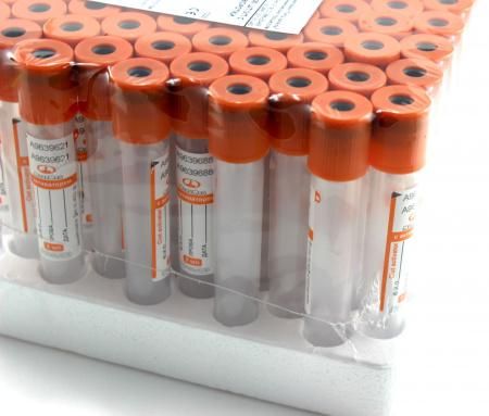 Пробирка вакуумная с активатором свертывания 9 мл, 16х100 мм, для исследования сыворотки GR-Med