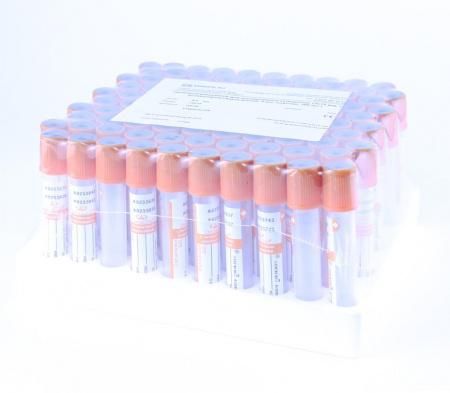Пробирка вакуумная с активатором свертывания 4 мл, 13х75 мм,  для исследования сыворотки M.MED