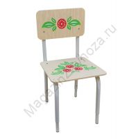 СТУЛ ДЕТСКИЙ НА МЕТАЛЛОКАРКАСЕ РЕГУЛИРУЕМЫЙ 9(1)